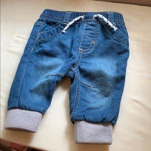 Baby boy NEwborn jogger style jeans